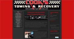 Desktop Screenshot of cookstowingandrecovery.com